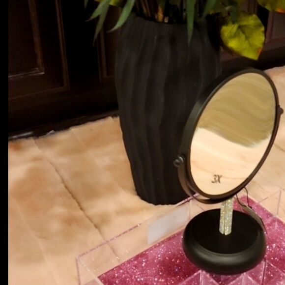 Chateau Rhinestone Encrusted Vanity Table Mirror - Picture 8 of 10